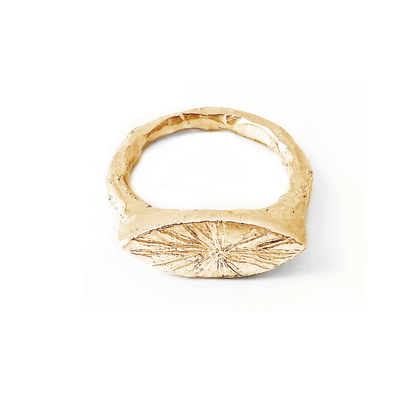 LIGHT IN YOUR EYE Ring Gullbelagt