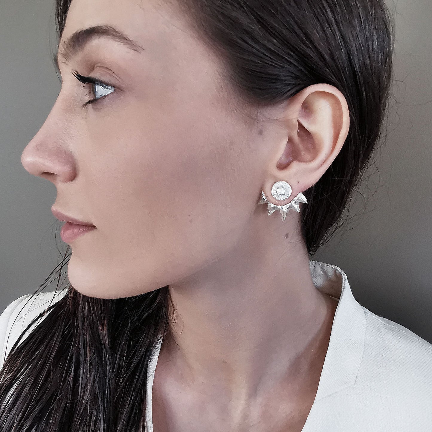 AURORA EAR JACKET Sølv