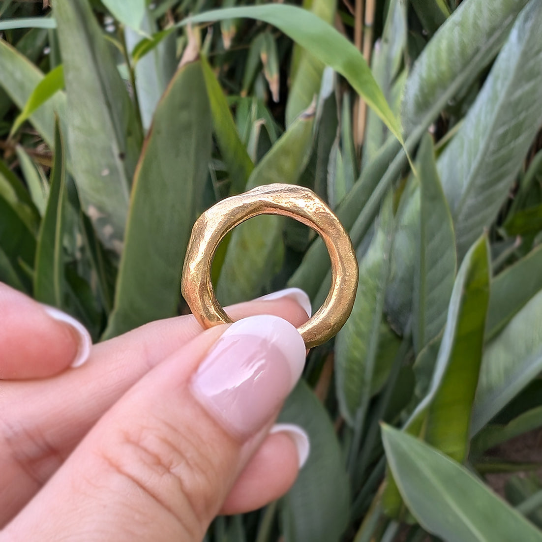 SVABERG Ring Gullbelagt