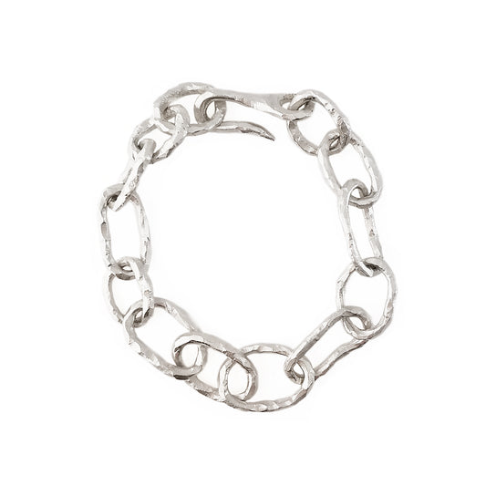FLOW CHAIN Armbånd Sølv