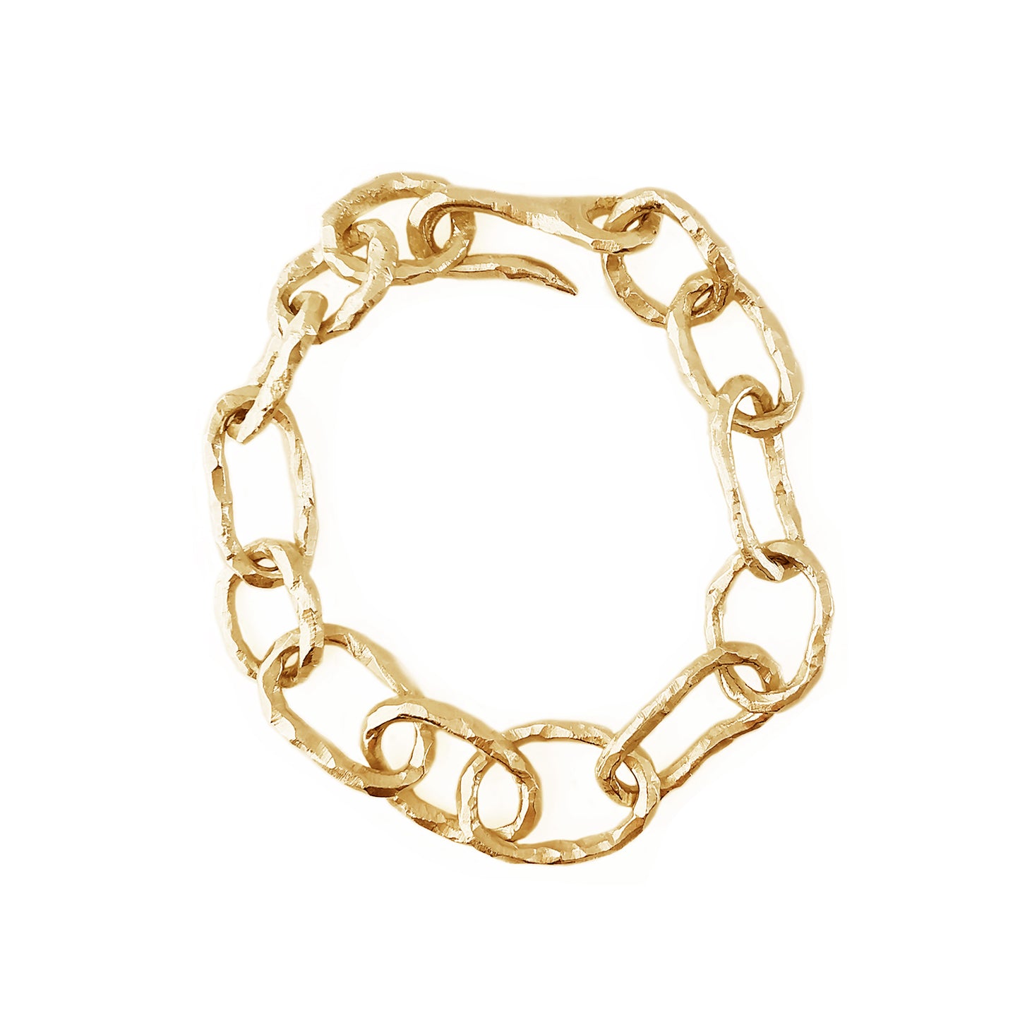 FLOW CHAIN Armbånd Gullbelagt