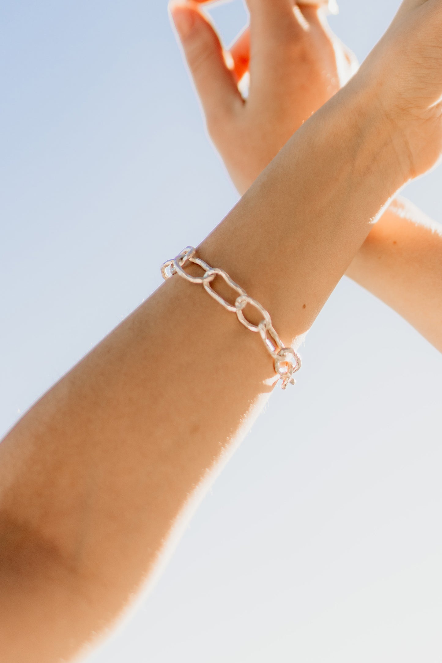 FLOW CHAIN Armbånd Sølv