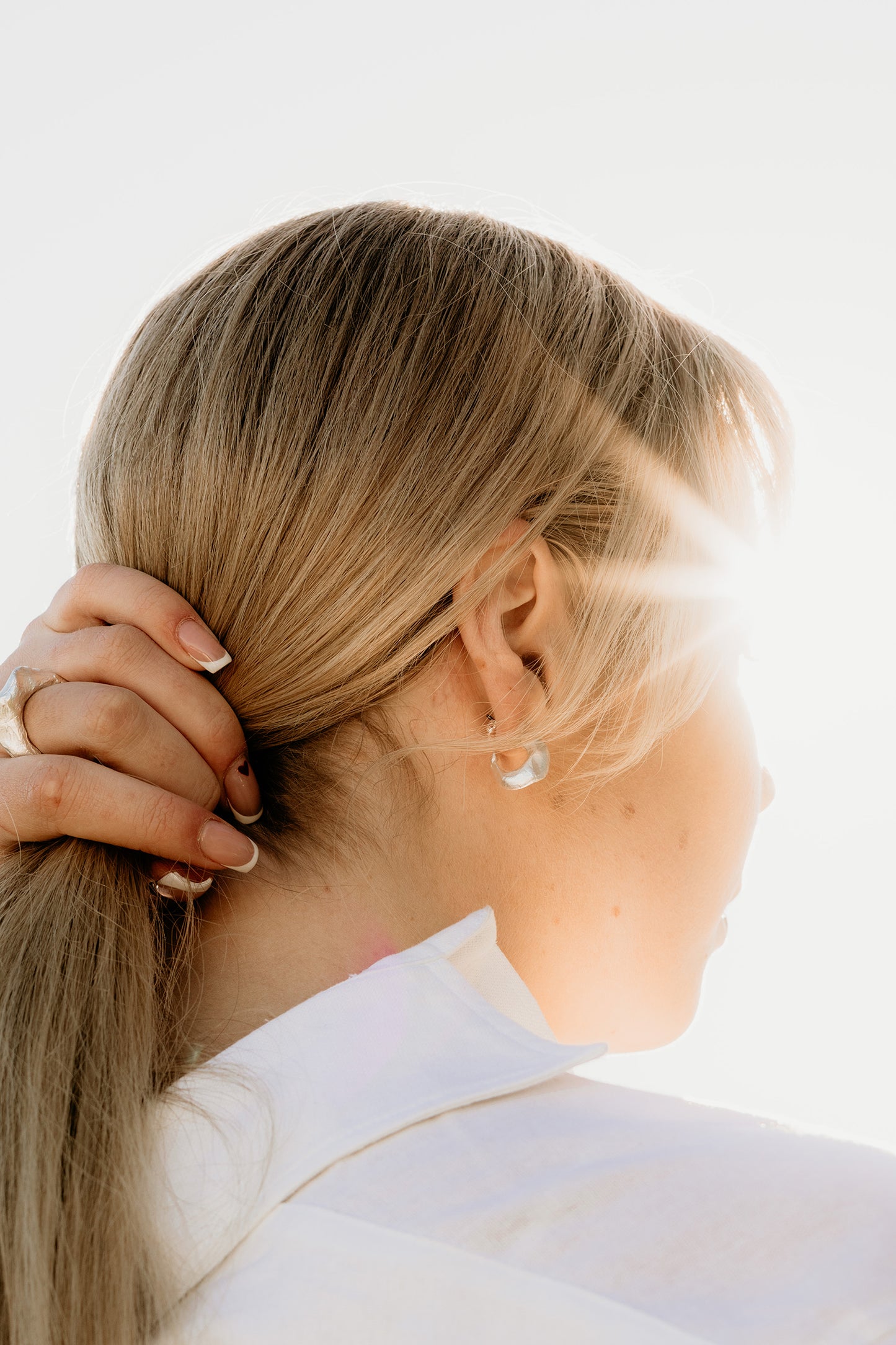 SURF Øreringer Sølv