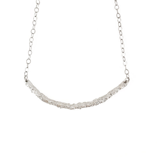 NATURE'S SMILE NECKLACE SILVER