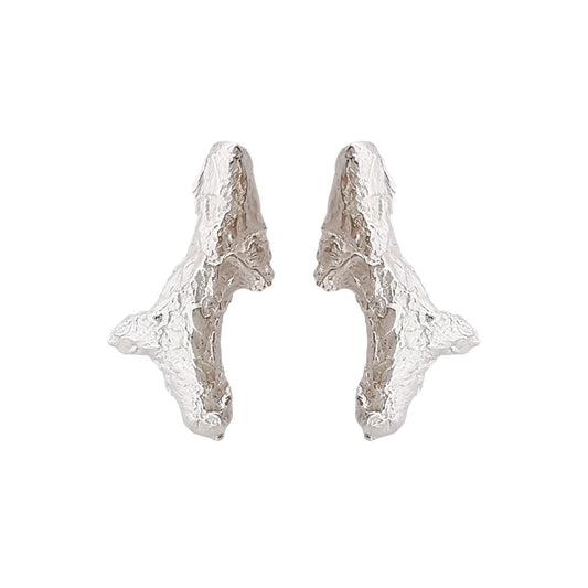 CORAL Øredobber Sølv