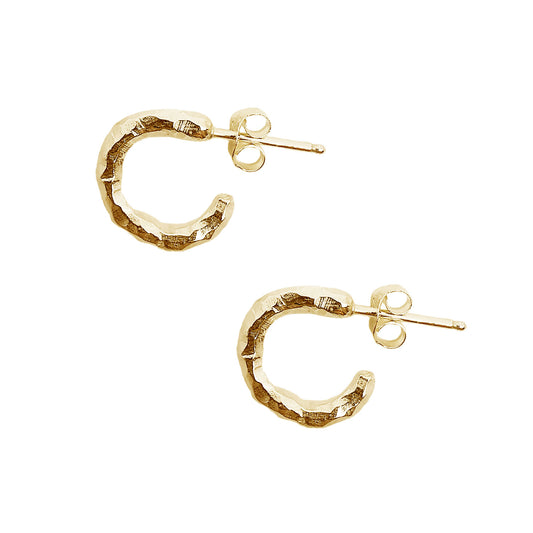 FLOW HOOPS SMALL GOLD