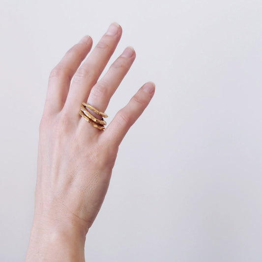 RING OF SUNSHINE Ring Gullbelagt