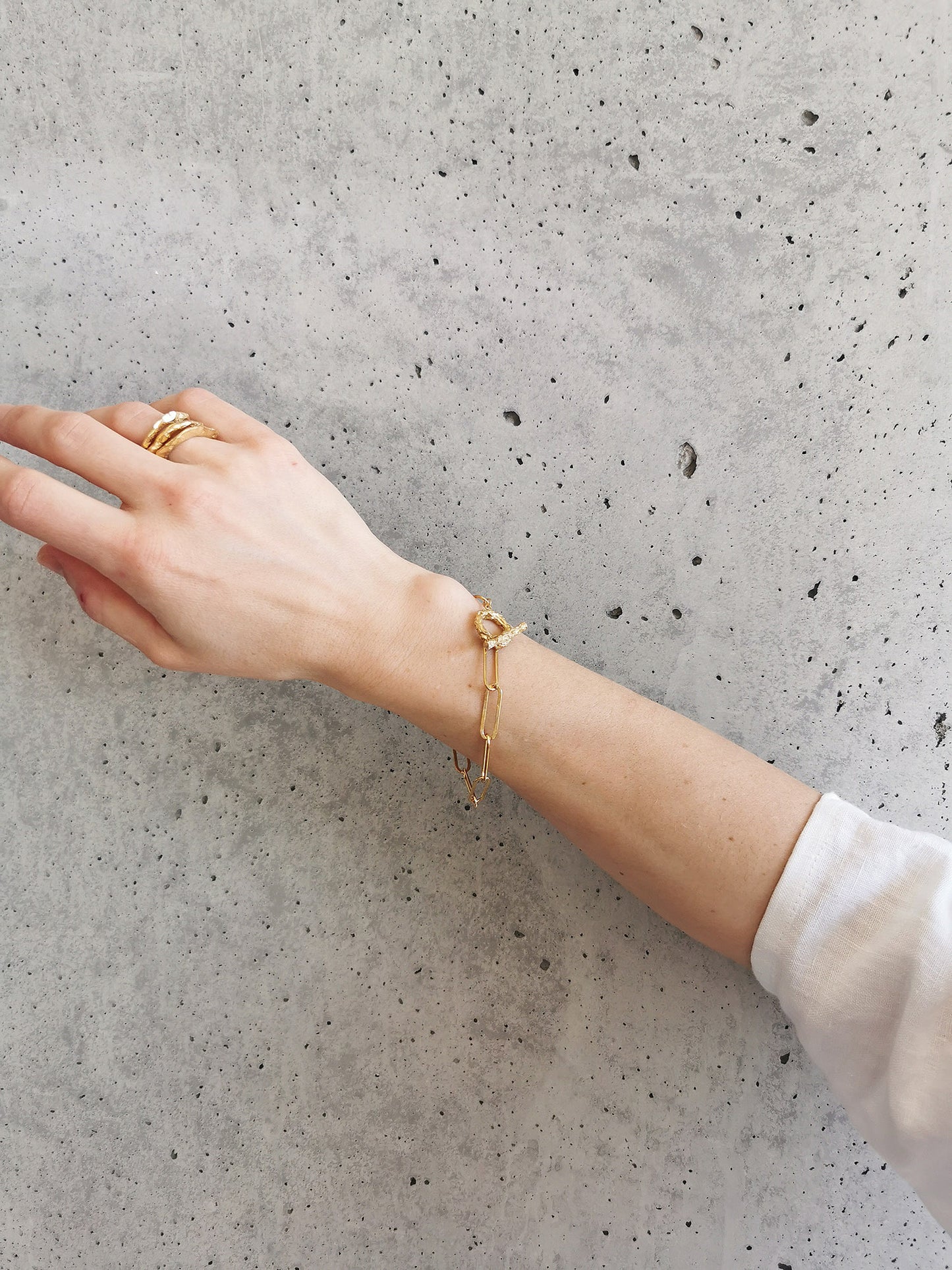 NATURE´S TREASURES Armbånd Gullbelagt