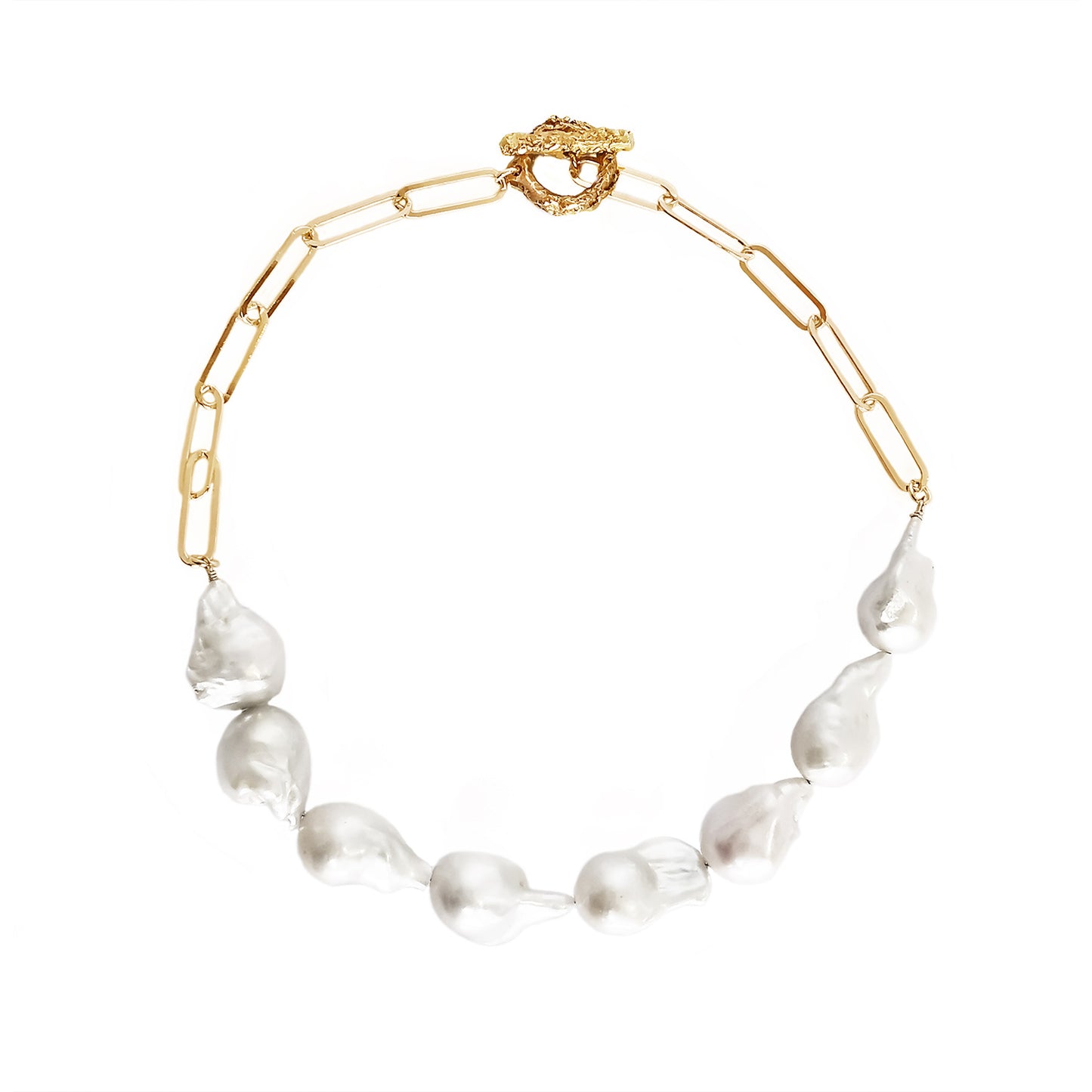 PEARLS NECKLACE GOLD