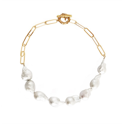 PEARLS NECKLACE GOLD