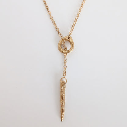 NATURE'S TREASURES LONG NECKLACE GOLD