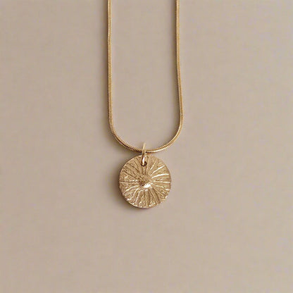 MORNING SUN NECKLACE GOLD