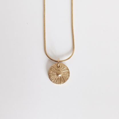 MORNING SUN NECKLACE GOLD