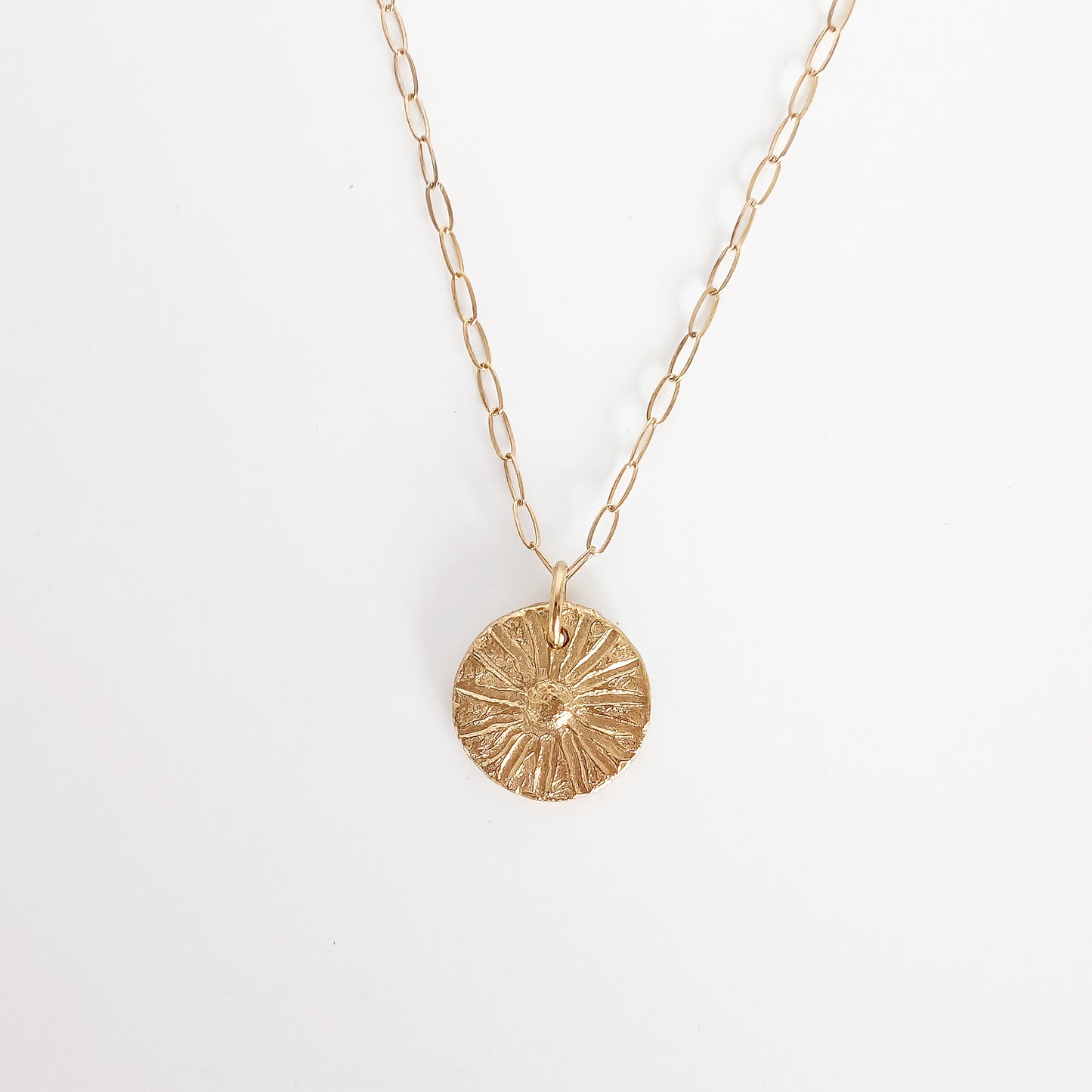 MORNING SUN NECKLACE GOLD