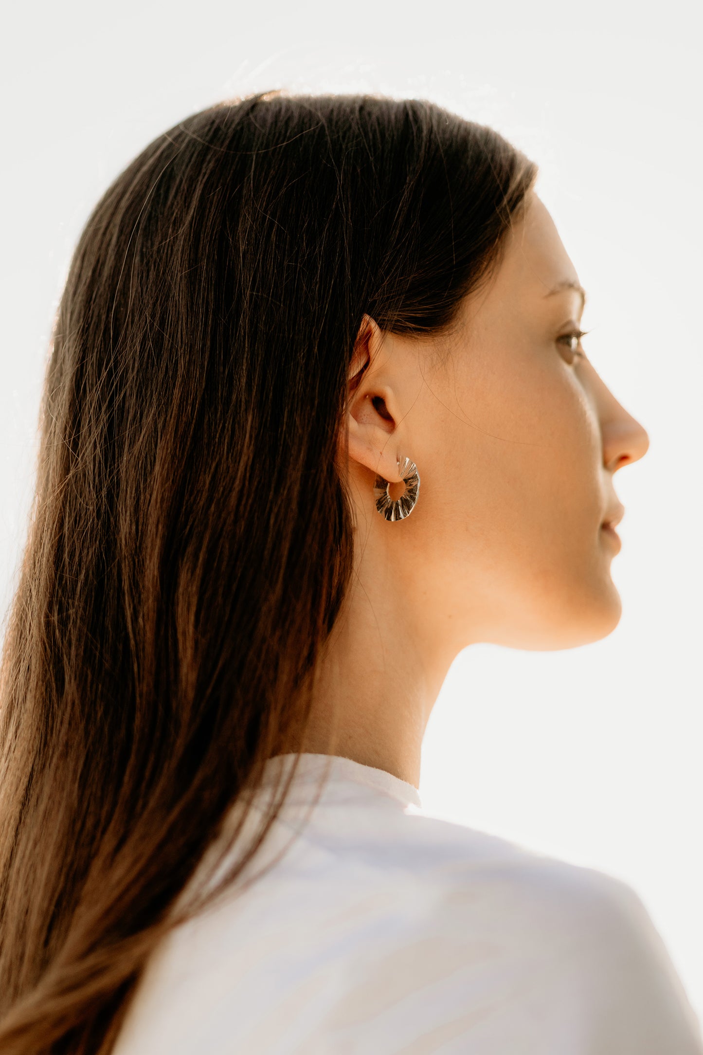 RING OF SUNSHINE EARRINGS SILVER