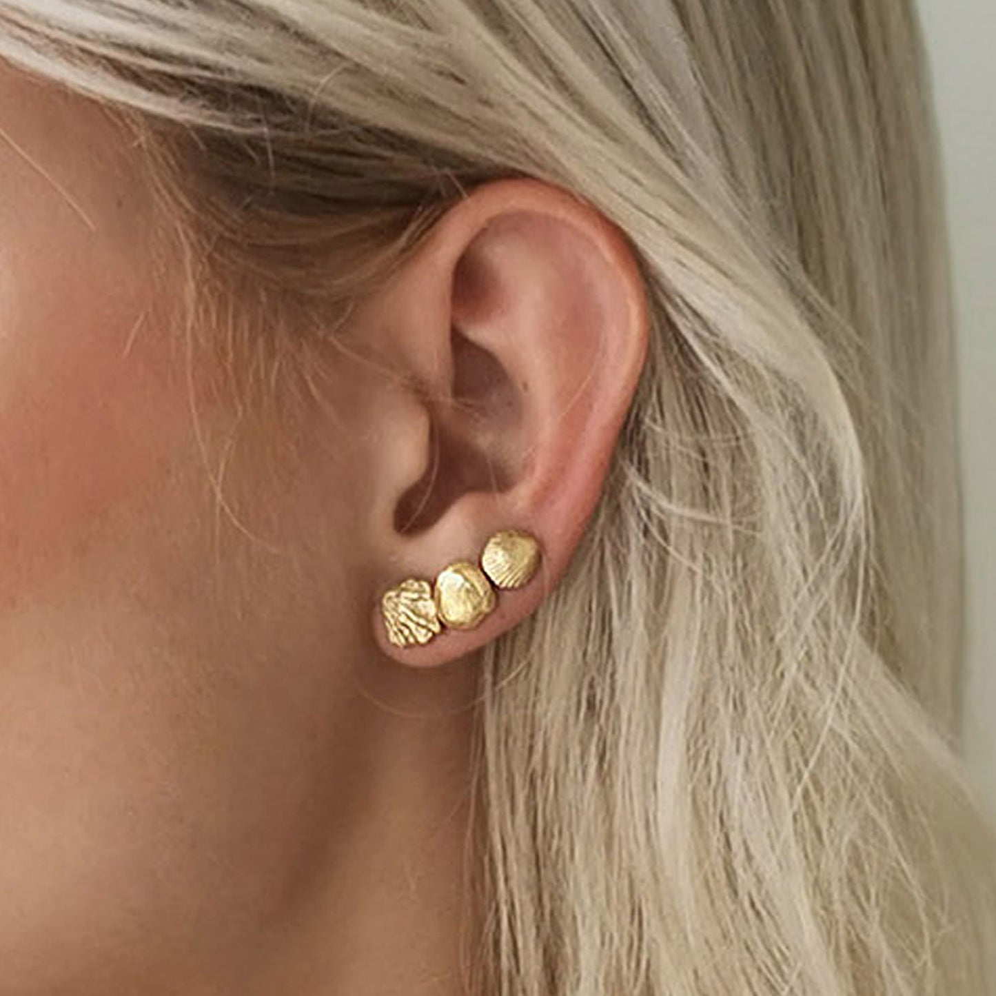 BEACH TREASURE GOLD EARRINGS