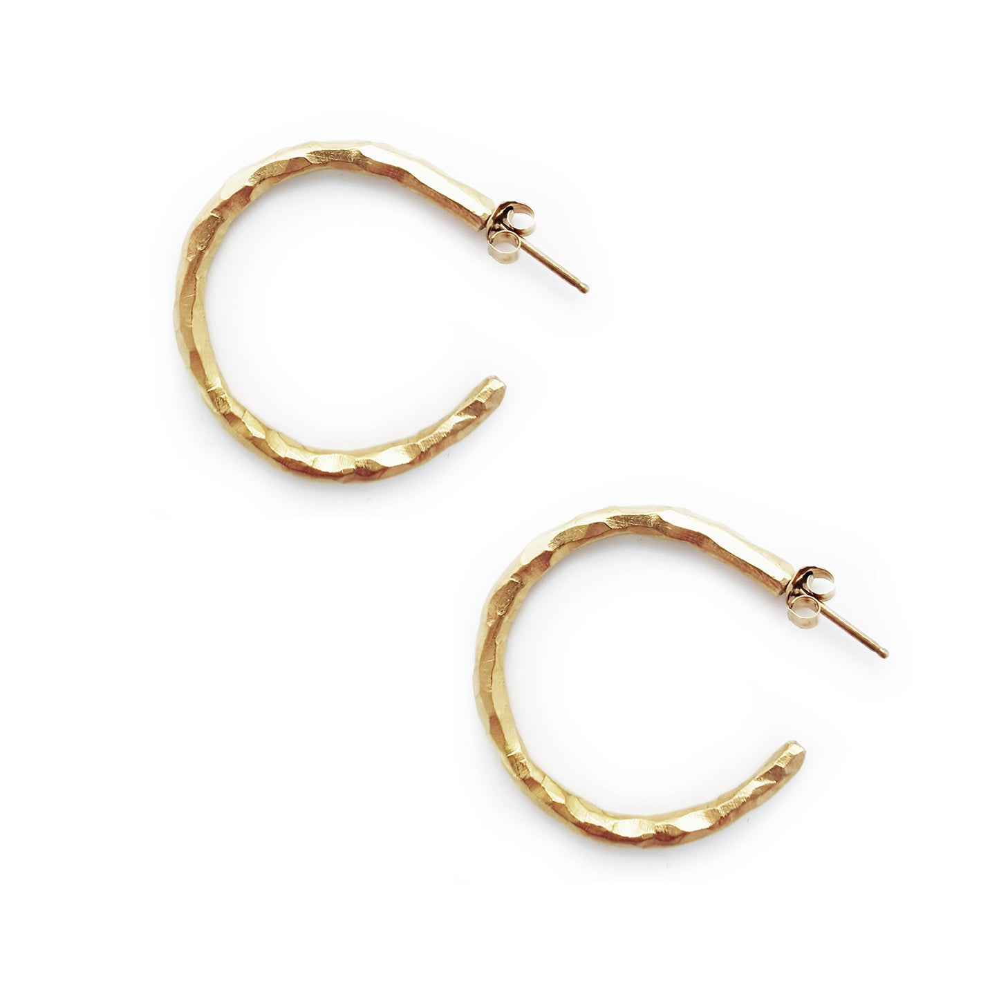 FLOW HOOPS LARGE GOLD