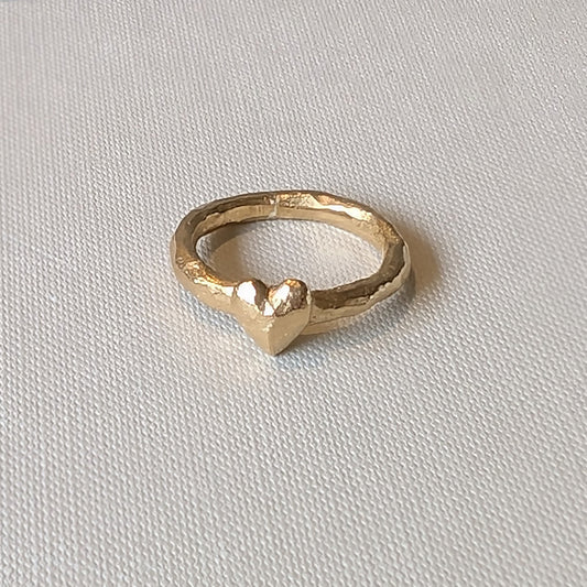 HEART RING GOLD SMALL